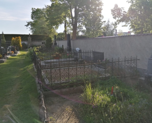 Obnova a oprava oplocení hřbitova Přibyslav