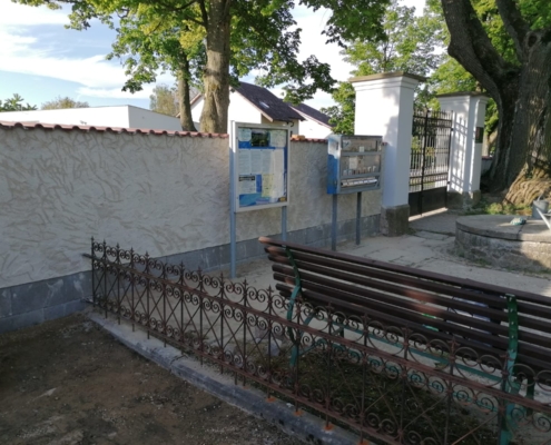 Obnova a oprava oplocení hřbitova Přibyslav